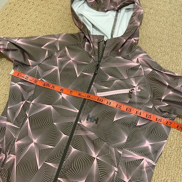 Helly Hansen Fleece-Lined Softshell Hooded Jacket Brown Pink - Picture 9 of 12